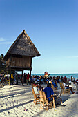 People at Jomo Kenyatta public beach, Bamburi, Coast, Kenya