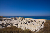 Ruins of an early Christian Basilica, ancient city of Kourion, Kourion, South Cyprus, Cyprus