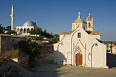 Agios Synesios church and mosque, Dipkarpaz, Rizokarpaso, Karpasia, Karpass Peninsula, Cyprus