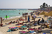 View of Nissi Beach, Agia Napa, South Cyprus, Cyprus