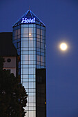 Hotel at dusk, Berlin Mitte, Germany