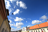 Dächer und Himmel über Berlin, Deutschland