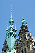 Hamburg Rathaus, Hamburg, Deutschland