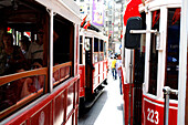 Tram, Istiklal Caddesi, Istanbul, Turkey