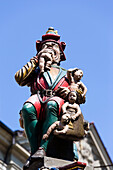 Brunnenfigur, Oger, Kindlifresserbrunnen, Kornhausplatz, Altstadt, Bern, Schweiz