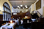 View inside Restaurant Safranzunft, Basel, Switzerland