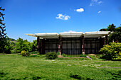 Modern architechture of Fondation Beyeler, Basel, Switzerland