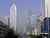 Skyscrapers. Shenzhen. Guangdong province, China