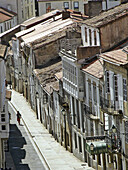 Rua das Hortas. Santiago de Compostela. Galicia. Spain.