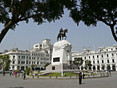Plaza San Martín. Lima. Peru.