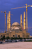 Constructing side of the new Mahammed Al-Amine Mosque, Beirut, Lebanon