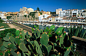 View Ciudadella Marina. Minorca. Baelaric Islands. Spain