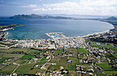 Alcúdia and Pollença bay. Majorca, Balearic Islands. Spain