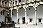 Hostal de los Reyes Católicos, Parador Nacional de Turismo (state-run hotel). Santiago de Compostela. La Coruña province. Spain