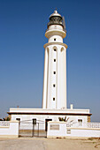 Lighthouse. Trafalgar, Caños de Meca. Cádiz province. Spain.