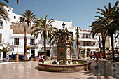 Plaza de España. Vejer de la Frontera. Cádiz province. Andalucía. Spain.