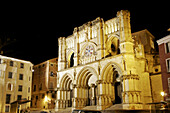 Front of cathedral (12th century), Cuenca. Castilla-La Mancha, Spain