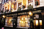 Sherlock Holmes restaurant and pub. London. England