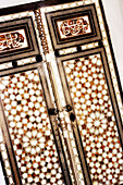 Door detail of the Harem, Topkapi Palace. Istanbul. Turkey