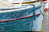 Boat in the port. Cassis. Riviera. France