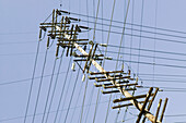 Power lines. Los Angeles. California. United States