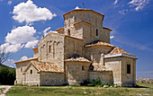 Romanesque church of Nuestra Señora de la Anunciada (built 11th century and refurbished 17th century). Urueña. Valladolid province, Spain