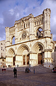 Front of cathedral (12th century), Cuenca. Castilla-La Mancha, Spain