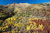 Monte Perdido and Valle de Pineta in autumn. Sobrarbe. Huesca province. Aragon. Spain