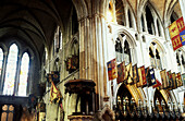 St. Patrick s Cathedral: in the choir are the banners and the stalls of the Knights of St. Patrick (c. 1783). Dublin. Ireland