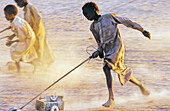 People of the Teda ethnic group. Zouar Oasis. Tibesti Massif. Sahara Desert. Chad