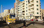 Street scene in Alexandria. Egypt