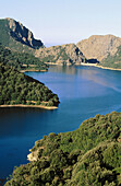 Lac de Tolla dam. Corsica Island. France