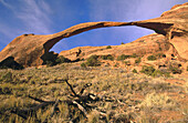 Landscape Arch in Arches National Park. Utah, USA