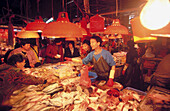 Luen Wo Wet Market. New Territories. Hong Kong. China.