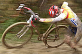 Cyclocross racing event. Euskadi. Spain