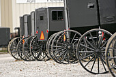 Carriages. Amish lifestyle. Ohio. USA