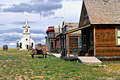 1880 s ghost town 40 miles east of Badlands National Park. South Dakota, USA