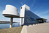 Rock and Roll Hall of Fame Downtown Cleveland Ohio sightseeing landmarks and tourist attractions
