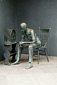 The Fireside Chat, sculpture by George Segal. Franklin D. Roosevelt Memorial. Washington D.C. USA