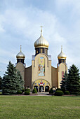 Byzantine Eastern Orthodox church near Cleveland, Ohio. USA.