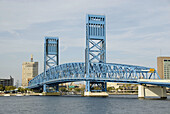 Bridges in the city of Jacksonville, Florida, on the St. John s River. USA.