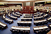 The House of Represenatives chamber in the new current State Capitol Building at Tallahassee Florida FL