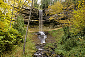 Munising Falls at Munising Michigan Upper Peninsula