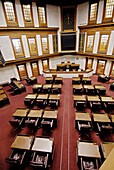 State Capitol building and Senate Chamber. Indianapolis. Indiana, USA