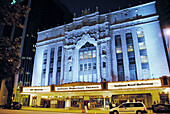 Indiana Repertory Theatre at night. Indianapolis. Indiana. USA.