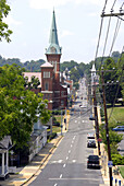Downtown Staunton Virginia VA Home of the birthplace of President Woodrow Wilson