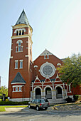 Church Street United Methodist in historic Selma. Alabama. USA.