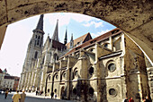 Dom St. Peter, Regensburg, Bayern, Deutschland