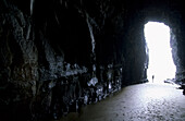 One of the Cathedral caves, Catlin coast, New Zealand