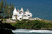 Jamaica Port Antonio Trident Castle Luxery Villa with helicopter pad pool and 8 servants